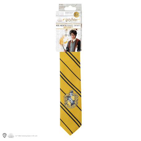 Cravate écusson tissé poufsouffle enfants - harry potter Jaune 3 - vertbaudet enfant 