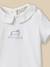 Body brodé bébé - coton biologique Blanc casse 2 - vertbaudet enfant 