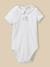 Body brodé bébé - coton biologique Blanc casse 1 - vertbaudet enfant 