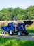 Tractopelle à pédales avec excavatrice arrière, selle pivotante et remorque double essieux basculante Bleu new holland+Jaune komatsu+Orange+Vert claas 1 - vertbaudet enfant 