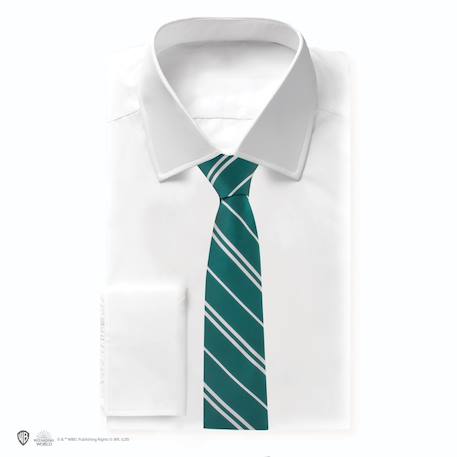 Cravate écusson tissé serpentard enfants - harry potter Vert 4 - vertbaudet enfant 