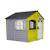 Maisonnette cabane storm plastique Blanc - gris - vert citron 6 - vertbaudet enfant 