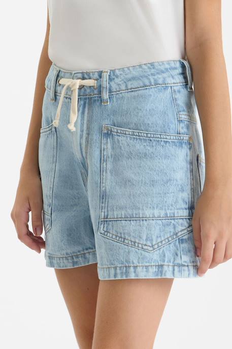 Short en jeans lavandou Blue 6 - vertbaudet enfant 