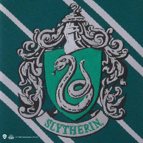 Cravate écusson tissé serpentard enfants - harry potter Vert 5 - vertbaudet enfant 