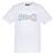 T-shirt imprimé à manches courtes Blanc+Bleu+Gris chiné+Marine+Noir+Orange+Vert 1 - vertbaudet enfant 