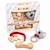 Coffret de 3 hochets en coton et bois naturel Elephant+Koala+Lapin 8 - vertbaudet enfant 