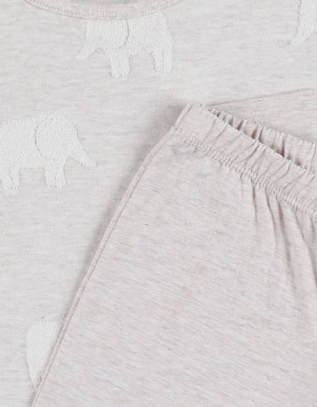Pyjama bébé coton jacquard Beige 5 - vertbaudet enfant 