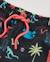 Short de bain garçon en tissu tissé avec motifs skate Noir 3 - vertbaudet enfant 