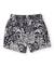 Short de bain garçon en tissu tissé avec imprimé tropical Noir 2 - vertbaudet enfant 