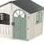Cabane enfant avec balcon et fenêtres ouvrantes – maisonnette de jardin – dès 18 mois Blanc crème - gris - vert sauge 5 - vertbaudet enfant 