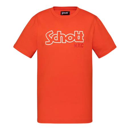 T-shirt imprimé à manches courtes Blanc+Bleu+Gris chiné+Marine+Noir+Orange+Vert 16 - vertbaudet enfant 