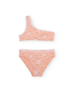 Bikini fille en maille avec imprimé en relief  - vertbaudet enfant