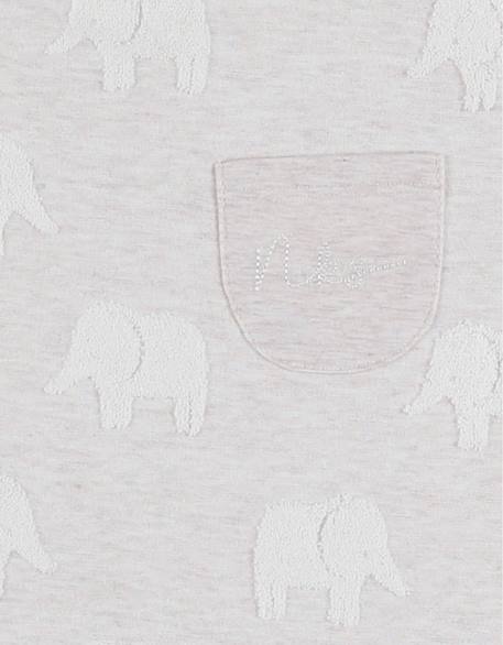 Pyjama bébé coton jacquard Beige 6 - vertbaudet enfant 