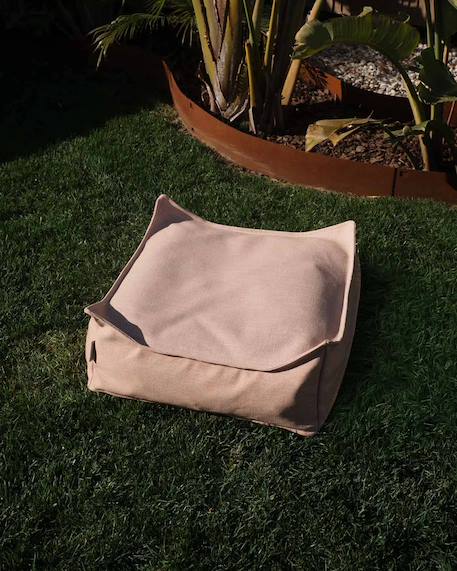 Pouf extérieur enfant carré coussin de sol outdoor Azure+Dune+Herba+Pomegranate+Seashell+Terra 26 - vertbaudet enfant 