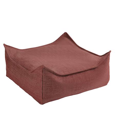 Pouf extérieur enfant carré coussin de sol outdoor Azure+Dune+Herba+Pomegranate+Seashell+Terra 19 - vertbaudet enfant 