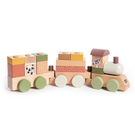 Train à empiler en bois tiny love - boho chic Boho chic 1 - vertbaudet enfant 