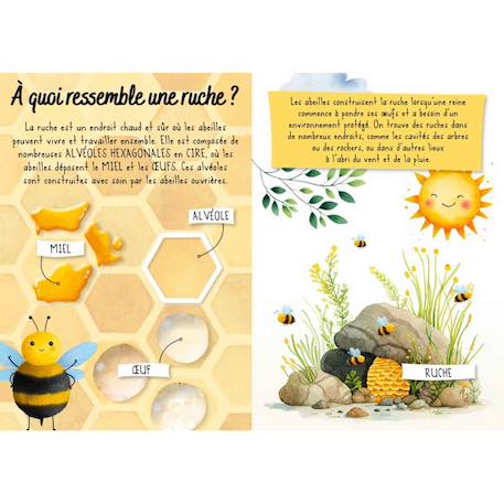 Puzzle magique à l'eau enfant 54 pièces coloriage réutilisable Le Pique-nique+Le Potager+Les abeilles+Les Papillons 16 - vertbaudet enfant 
