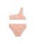 Bikini fille en maille avec imprimé en relief Orange 2 - vertbaudet enfant 