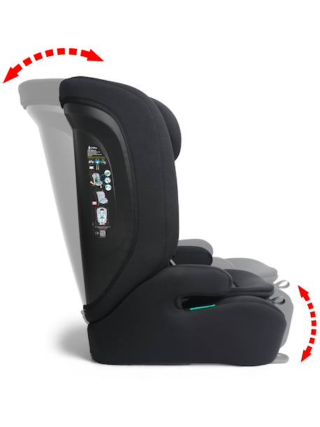 Siège auto rehausseur ceinturé longue durée r129 i-size 76-150 cm derby Shadow 3 - vertbaudet enfant 