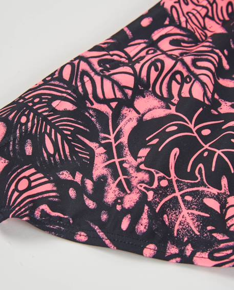 Maillot de bain garçon avec cordon décoratif Noir 4 - vertbaudet enfant 