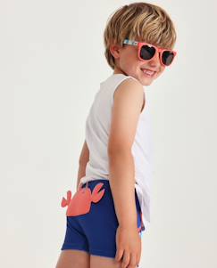 -Maillot de bain pour garçon en maille avec tissu extensible