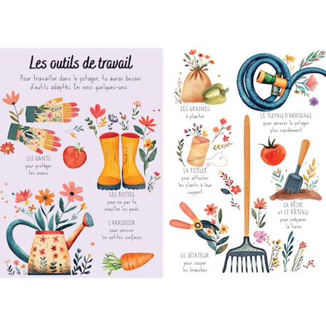 Puzzle magique à l'eau enfant 54 pièces coloriage réutilisable Le Pique-nique+Le Potager+Les abeilles+Les Papillons 10 - vertbaudet enfant 