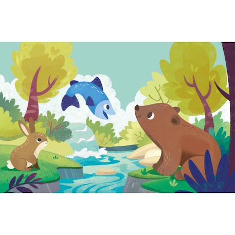 Coloriage à l'eau pinceau magique Émotions+Ferme+Forêt+Mer+Savane 15 - vertbaudet enfant 