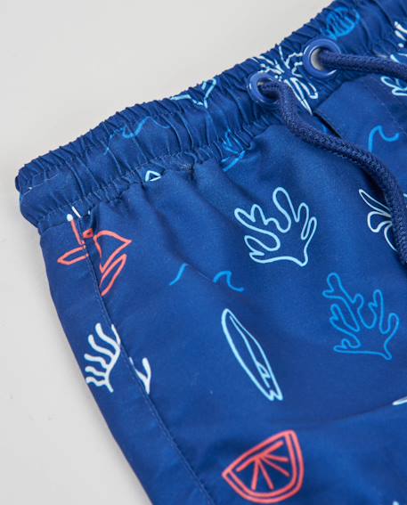 Maillot de bain pour garçon en toile avec tissu léger Bleu 3 - vertbaudet enfant 