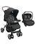 Poussette + siège auto bébé finitions luxe ts cassiope2 lx Silver 1 - vertbaudet enfant 