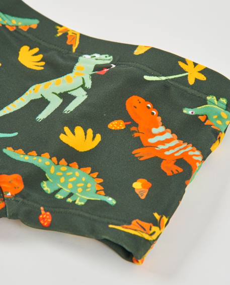 Maillot de bain pour garçon en maille avec imprimé intégral Vert 4 - vertbaudet enfant 
