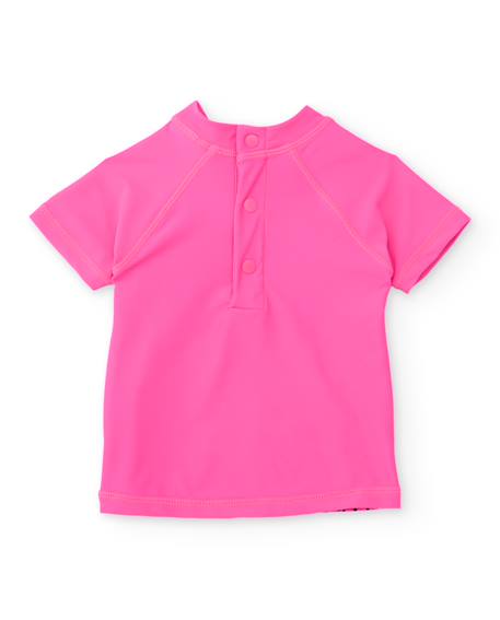 T-shirt de bain fille en maille à séchage rapide Rose 3 - vertbaudet enfant 