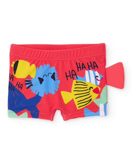 Bébé-Maillot de bain garçon en maille avec patte latérale