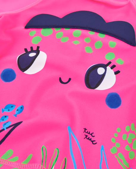 T-shirt de bain fille en maille à séchage rapide Rose 4 - vertbaudet enfant 