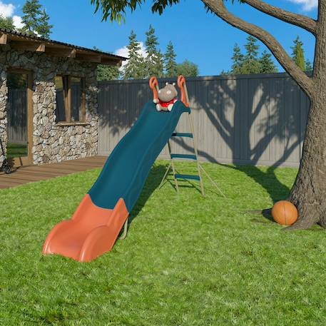 Toboggan linou 2,63 m. 3-12 ans. Pour enfants Bleu/corail 4 - vertbaudet enfant 