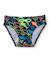 Maillot de bain garçon en maille avec cordon de serrage réglable Noir 1 - vertbaudet enfant 