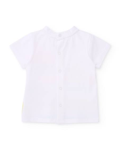 Maillot de bain en tricot pour bébé avec motif fruits Blanc 3 - vertbaudet enfant 