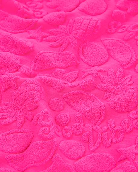 Maillot de bain fille en maille avec bretelles croisées Rose 4 - vertbaudet enfant 