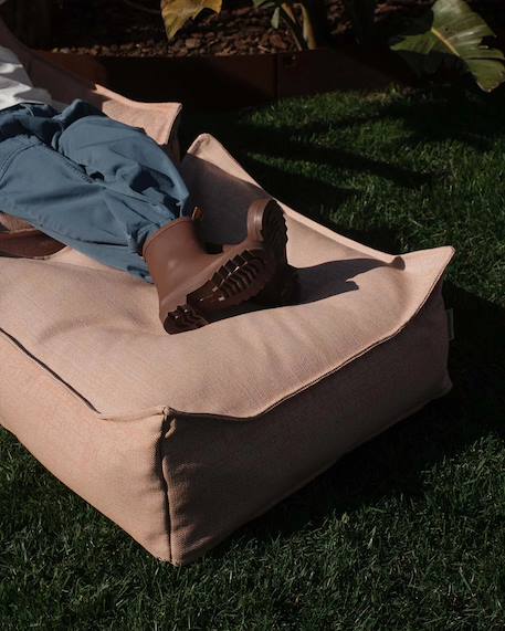 Pouf extérieur enfant carré coussin de sol outdoor Azure+Dune+Herba+Pomegranate+Seashell+Terra 27 - vertbaudet enfant 