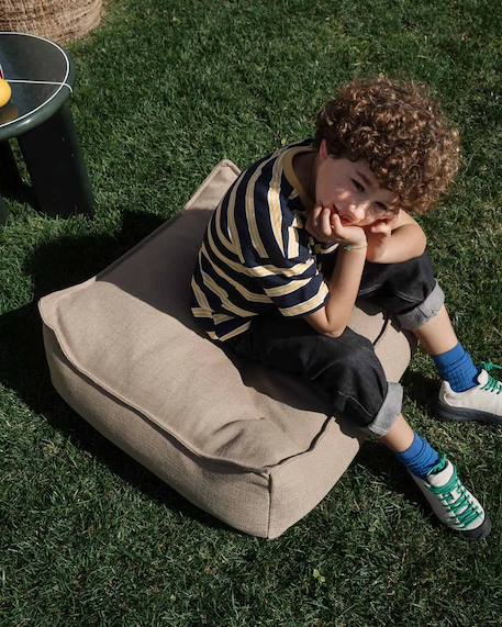 Pouf extérieur enfant carré coussin de sol outdoor Azure+Dune+Herba+Pomegranate+Seashell+Terra 8 - vertbaudet enfant 