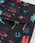 Short de bain garçon en tissu tissé avec motifs skate Noir 4 - vertbaudet enfant 