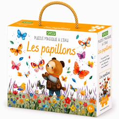 Jouet-Activités artistiques et musicales-Tableaux, dessin et peinture-Puzzle magique à l'eau enfant 54 pièces coloriage réutilisable