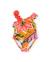 Maillot de bain fille en maille avec bretelle asymétrique Orange 1 - vertbaudet enfant 