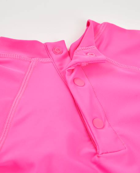 T-shirt de bain fille en maille à séchage rapide Rose 5 - vertbaudet enfant 