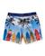 Short de bain garçon en tissu tissé avec planches de surf Bleu 2 - vertbaudet enfant 
