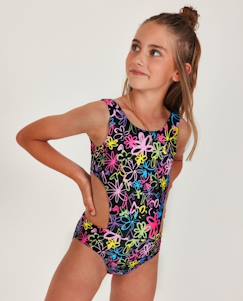 -Maillot de bain fille en maille avec ouvertures latérales