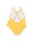 Maillot de bain pour fille en maille avec détail sur le côté Jaune 3 - vertbaudet enfant 