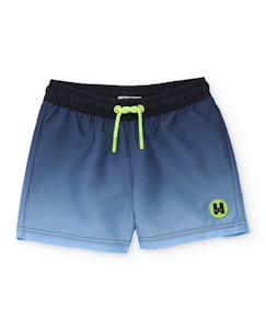 -Short de bain garçon en tissu tissé avec cordon de serrage réglable
