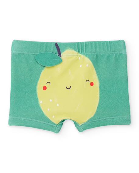 Maillot de bain en tricot pour bébé avec motif fruits Blanc 5 - vertbaudet enfant 