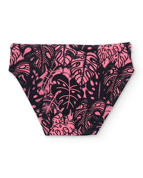 Maillot de bain garçon avec cordon décoratif Noir 2 - vertbaudet enfant 