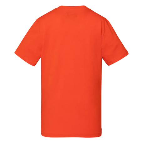 T-shirt imprimé à manches courtes Blanc+Bleu+Gris chiné+Marine+Noir+Orange+Vert 18 - vertbaudet enfant 